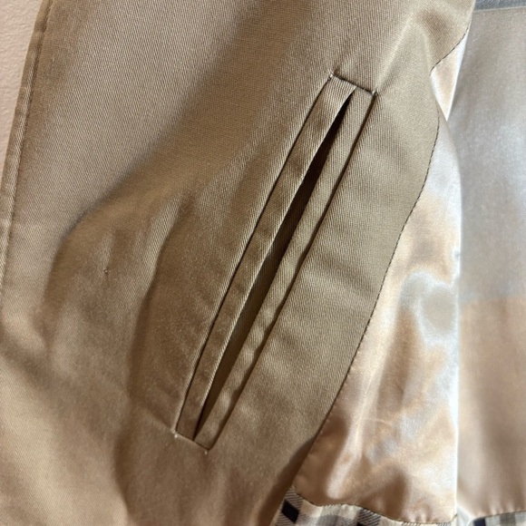 AQUASCUTUM LONDON Sz 36R Aqua 5 Classic Tan Trench Coat with Buckle Belt Lined - Picture 14 of 14